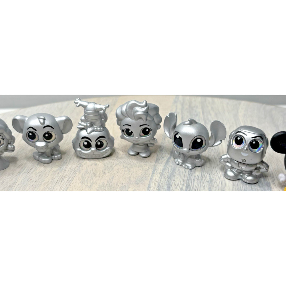 Disney Doorables Mickey Lot of 15 Silver - Picture 3 of 6